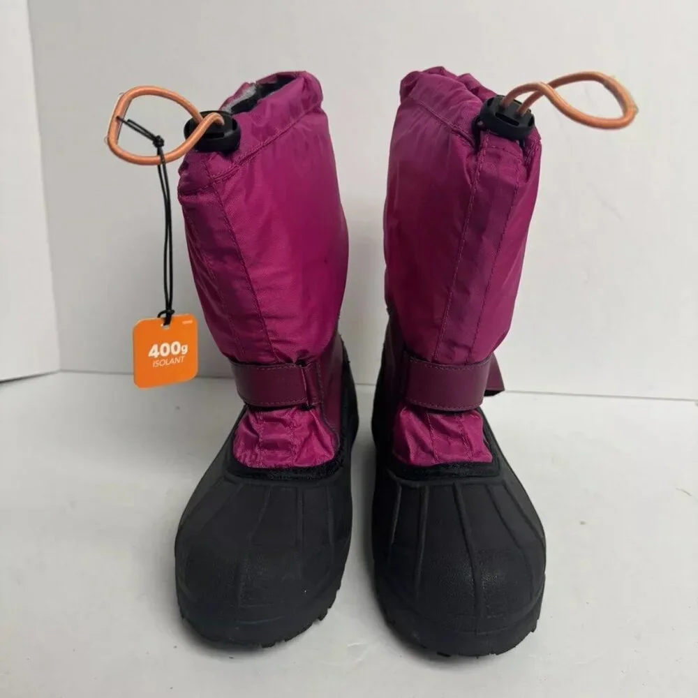 Columbia Youth Powderbug Forty Snow Boots Size 4 M Big Kid
